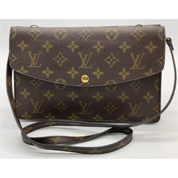 Auth LOUIS VUITTON Monogram Double Rabat M51815 Shoulder bag W/Box NS101335 - Picture 3 of 16